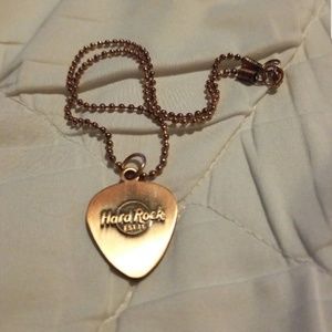 Hard Rock Cafe Guitar Pick Necklace